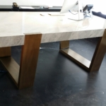 Custom Oil Rubbed Bronze Desk Legs