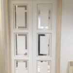 Brushed Lacquer Brass Door Inlays