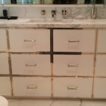 Custom Polished Stainless Bathroom Vanity Frames