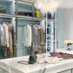 Custom Polished Stainless Steel Doors & Frames for Walk-In Closet