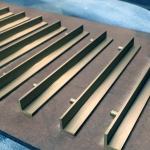 Satin Brass Shelf Brackets