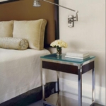 Custom Polished Stainless Steel Bedside Table