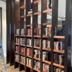 Custom multiple natural copper shelves for a master bedroom wall. I have been told we work very well with copper.