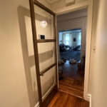 Custom oil Rubbed bronze. And glass door. Hand made By RBL Metals