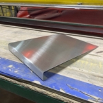 Stainless steel mock up for a full metal kitchen project in Nyc
